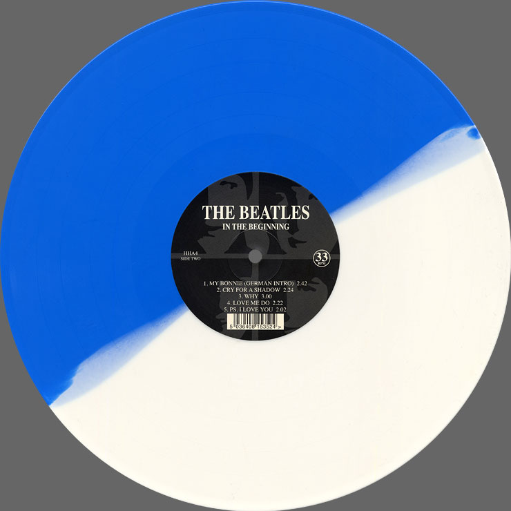 The Beatles IN THE BEGINNING (Mischief Music HHA4) bicolor LP - side 2