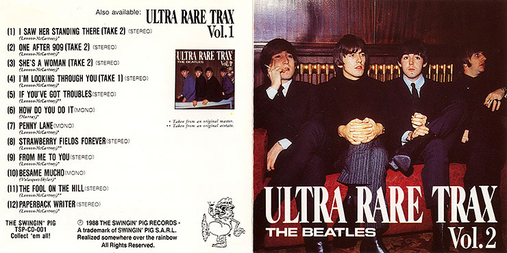 The Beatles - Ultra Rare Trax Vol.3 (The Swingin' Pig TSP-CD-025) − artwork