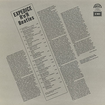 he Beatles - Expesdice R'n'R (Supraphon 1113 3249) – cover, back side