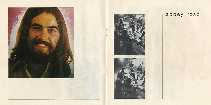The Beatles - ABBEY ROAD (Supraphon 1 13 1016), issue from 1972 – booklet, pages 10-11