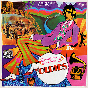 The Beatles - A Collection of Beatles oldies (AMIGA 8 55 383) – cover, front side