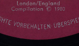 The Beatles - THE BEATLES 1967-1970 (AMIGA 8 55 742) − labels var. red 2 - fragment