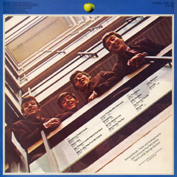 The Beatles - THE BEATLES 1967-1970 (AMIGA 8 55 742) − cover var. сolor, back side