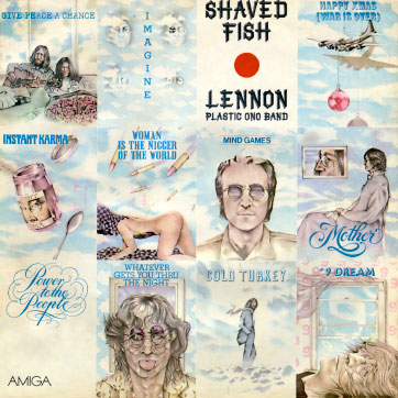 John Lennon / Plastic Ono Band - Shaved Fish (AMIGA 8 56 022) − cover, front side