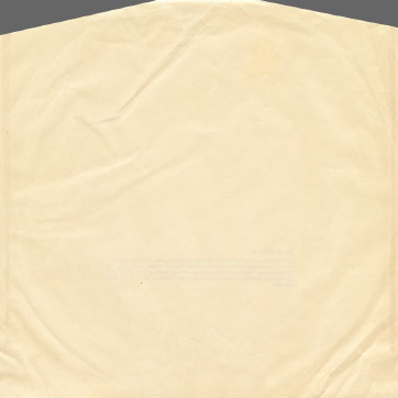 Paul and Linda McCartney - RAM (F 665.496) – inner sleeve, back side