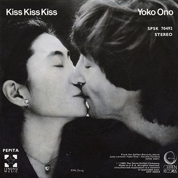 John Lennon / Yoko Ono - (Just Like) Starting Over / Kiss Kiss Kiss (Pepita SPSK 70492 – sleeve, back side