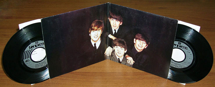 THE BEATLES 2EP set (Tonpress N-10/11) - gatefold sleeve with flaps