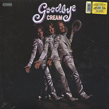 Cream (featuring George Harrison) – GOODBYE [black vinyl] (Lilith Records Ltd / Vinyl Lovers 900068) – разворотная обложка, лицевая сторона (со стикером)
