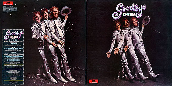 GOODBYE LP by Polydor – sleeve, back and front sides