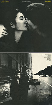 DOUBLE FANTASY LP (Russia) – color tint of the sleeve carrying var. A of the back side