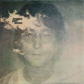 Original UK version of IMAGINE LP by Apple – sleeve, front side