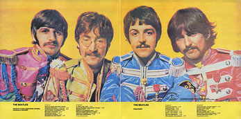 SGT. PEPPER'S LONELY HEARTS CLUB BAND. REVOLVER 2LP (Antrop П91 00117) – color tints of the gatefold sleeve