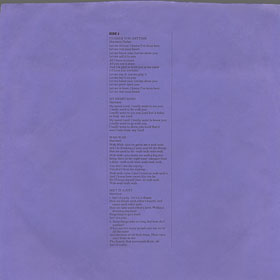 ALL THINGS MUST PASS 3LP-set by Apple – inner sleeve LP1, front side