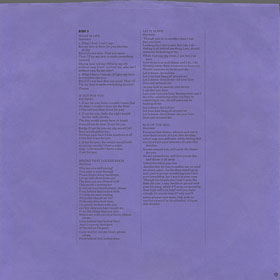 ALL THINGS MUST PASS 3LP-set by Apple – inner sleeve LP1, back side