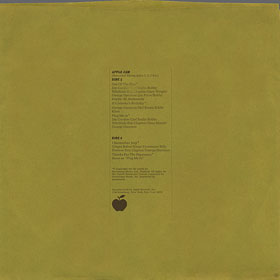 ALL THINGS MUST PASS 3LP-set by Apple – inner sleeve LP3, back side