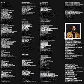 Original version of JOURNEYMAN LP by Eric Clapton – picture inner sleeve, back side