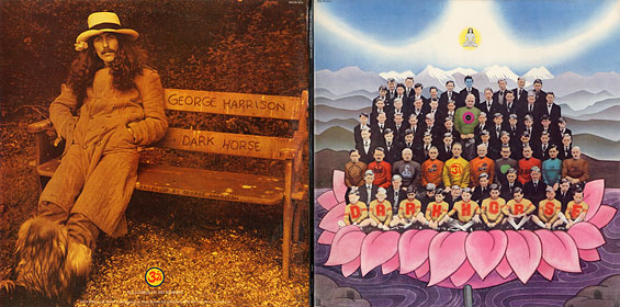 Original edition of DARK HORSE LP – sleeve, back and front sides