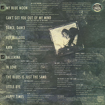 Baltimoore – THERE'S NO DANGER ON THE ROOF LP by BOZZ / LAD BOLP (USSR) – sleeve (var. 1), back side