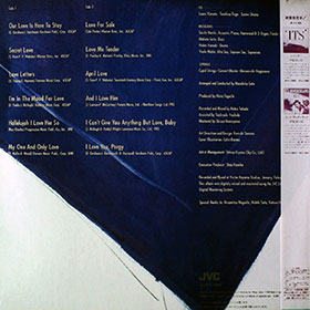 Original UK edition of of TUG OF WAR LP – sleeve, back side