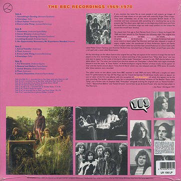 Yes – Something's Coming: The BBC Recordings 1969-1970 (Lilith Records Ltd LR156) – sealed edition (sleeve), back side