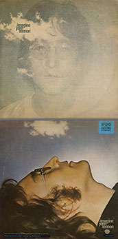 John Lennon - IMAGINE (Balkanton ВТА 12502) – color tint of the sleeve carrying var. A of the back side