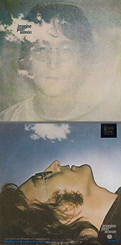 John Lennon - IMAGINE (Balkanton ВТА 12502) – color tint of the sleeve carrying var. D of the back side