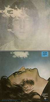John Lennon - IMAGINE (Balkanton ВТА 12502) – color tint of the sleeve carrying var. C of the back side