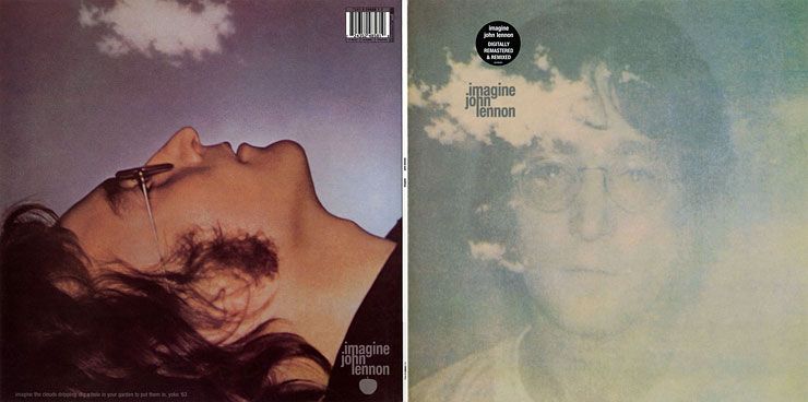 John Lennon - IMAGINE (digitally remastered & remixed) by Apple (UK) – gatefold sleeve, back and front sides