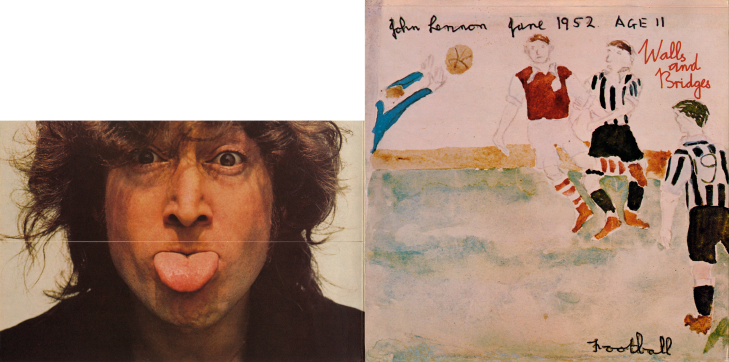 John Lennon - Walls and Bridges (Apple PCTC 253) − surprise cover, front