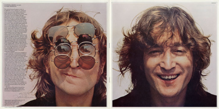 John Lennon - Walls and Bridges (Apple PCTC 253) − booklet, first and last pages