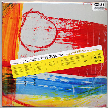 The Fireman (a.k.a. Paul McCartney and Youth)- ELECTRIC ARGUMENTS (One Little Indian TPLP1003) – gatefold cover in plastic sleeve with numbered sticker, front side