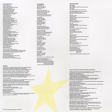 Ringo Starr - TIME TAKES TIME (Sony Music / Music On Vinyl MOVLP572 / 8719262016156) – insert, back side