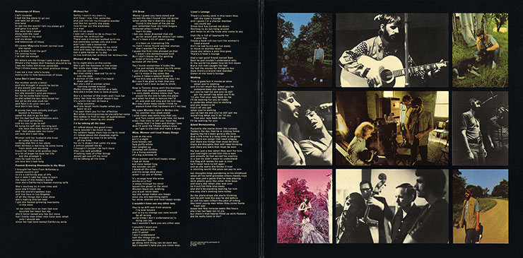 Ringo Starr - BEAUCOUPS OF BLUES (Apple PAS 10002) - gatefold cover (var. 2), inside spreade