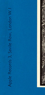 Ringo Starr - BEAUCOUPS OF BLUES (Apple PAS 10002) - gatefold cover (var. 1), back side (fragment)
