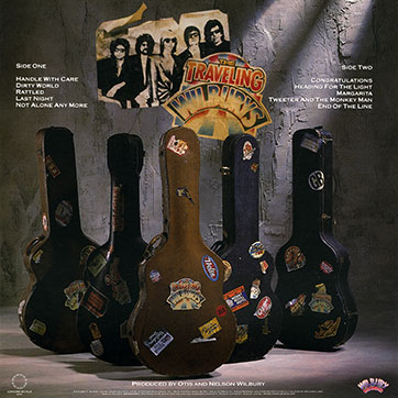 The Traveling Wilburys Collection (Concord Bicycle Music CRE-39517-01) box, Traveling Wilburys Volume One – cover, back side
