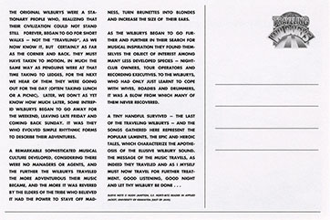 The Traveling Wilburys Collection (Concord Bicycle Music CRE-39517-01) – postcard, back side