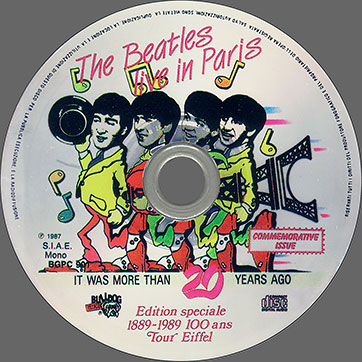 The Beatles Live at PALAIS DES SPORTS Paris - June 20, 1965 (Bulldog Records BGCP 901) − commemorative issue on CD