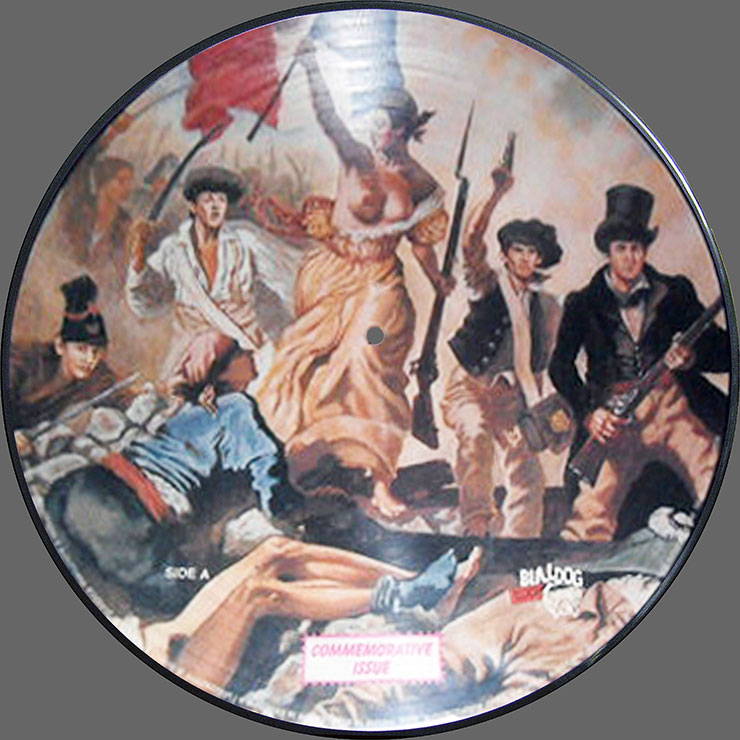 The Beatles Live at PALAIS DES SPORTS Paris - June 20, 1965 (Bulldog Records BGP 902) – picture disc, front side