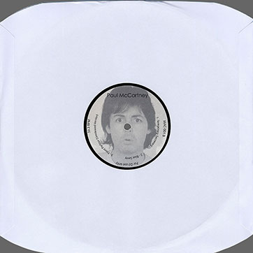 Paul McCartney – Balearic Rarities 1 (Not on label MAC-001) – inner sleeve with record, back side
