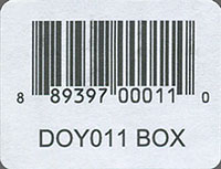 The Beatles – 1958-1962 [Box edition] (MiruMir Music Publishing / Doxy DOY011) - white sticker located on the back side in the right lower corner of the sealed edition