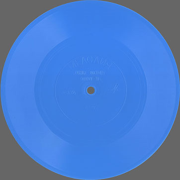 VOCAL-INSRUMENTAL ENSEMBLE (7" flexi EP) containing Here Comes The Sun / Because // Golden Slumbers-Carry That Weight-The End by All-Union Recording Studio – flexi (blue-1), side 1