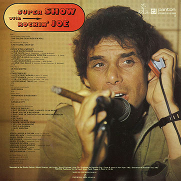 Josef Laufer & GOLEM band – SUPER SHOW WITH ROCKIN' JOE (Panton 8113 0263) - sleeve (var. 1), back side