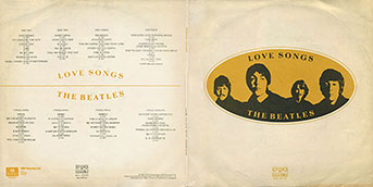 The Beatles - LOVE SONGS (Балкантон ВТА 1141/42)  – color tints of the gatefold sleeve