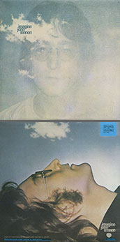 John Lennon - IMAGINE (Balkanton ВТА 12502) – color tint of the sleeve carrying var. B of the back side