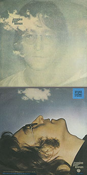 John Lennon - IMAGINE (Balkanton ВТА 12502) – color tint of the sleeve carrying var. A of the back side