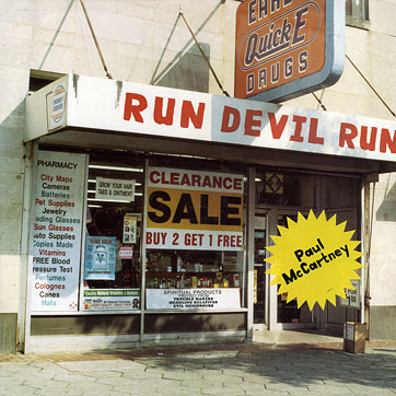 Paul McCartney - RUN DEVIL RUN (Parlophone 007243 522351 1 7) – cover, front side