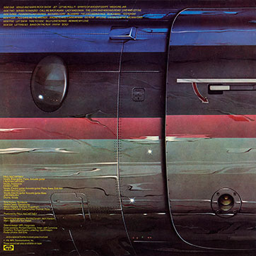 Paul McCartney and Wings - WINGS OVER AMERICA (Parlophone PCSP 720 / PCS 7201 / PCS 7202 / PCS 7203) – gatefold cover, back side