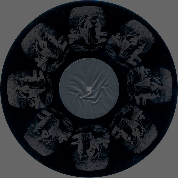Paul McCartney - Figure Of Eight / Ou Est Le Soleil? (Parlophone 12RS 6235) − side 2, etched disc