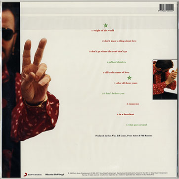 Ringo Starr - TIME TAKES TIME (Sony Music / Music On Vinyl MOVLP572 / 8719262005020) – cover in clear poly bag self adhesive, back side