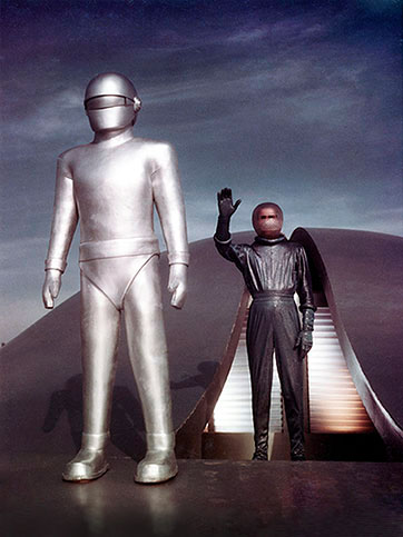 Ringo Starr - GOODNIGHT VIENNA (Apple SW-3417) − original still from the science fiction film The Day the Earth Stood Still